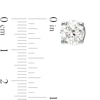 Thumbnail Image 2 of 1/3 CT. T.W. Certified Lab-Grown Diamond Solitaire Stud Earrings in 10K White Gold (I/SI2)