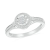 Thumbnail Image 1 of 1/8 CT. T.W. Diamond Frame Ring in Sterling Silver