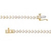 Thumbnail Image 3 of 5 CT. T.W. Lab-Grown Diamond Tennis-Style Bracelet in 14K Gold (F/SI2) - 7.25"