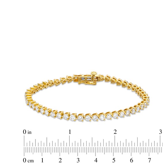 5 CT. T.w. Certified Lab-Grown Diamond Tennis-Style Bracelet in 14K Gold (F/Si2) - 7.25"