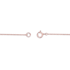 Thumbnail Image 3 of 1/15 CT. T.W. Diamond Sideways Angel Wing Necklace in Sterling Silver with 18K Rose Gold Plate