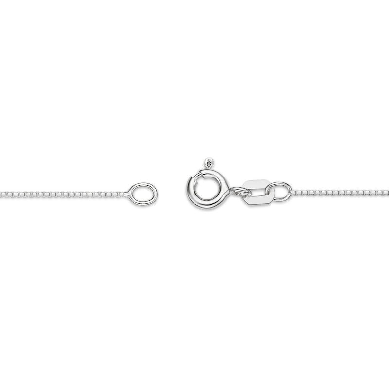 Main Image 3 of 1/10 CT. T.W. Diamond Single Angel Wing Pendant in Sterling Silver