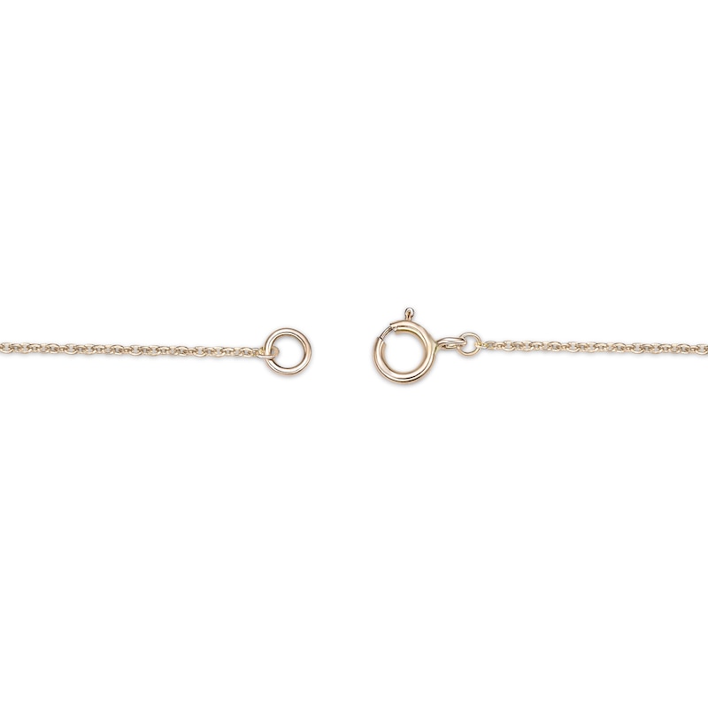 Main Image 3 of 1/6 CT. T.W. Diamond Crescent Moon Pendant in Sterling Silver with 18K Gold Plate