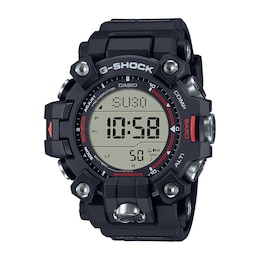 Men's Casio G-Shock Master of G Solar Powered Black Strap Watch with Digital Dial (Model: GW9500-1)