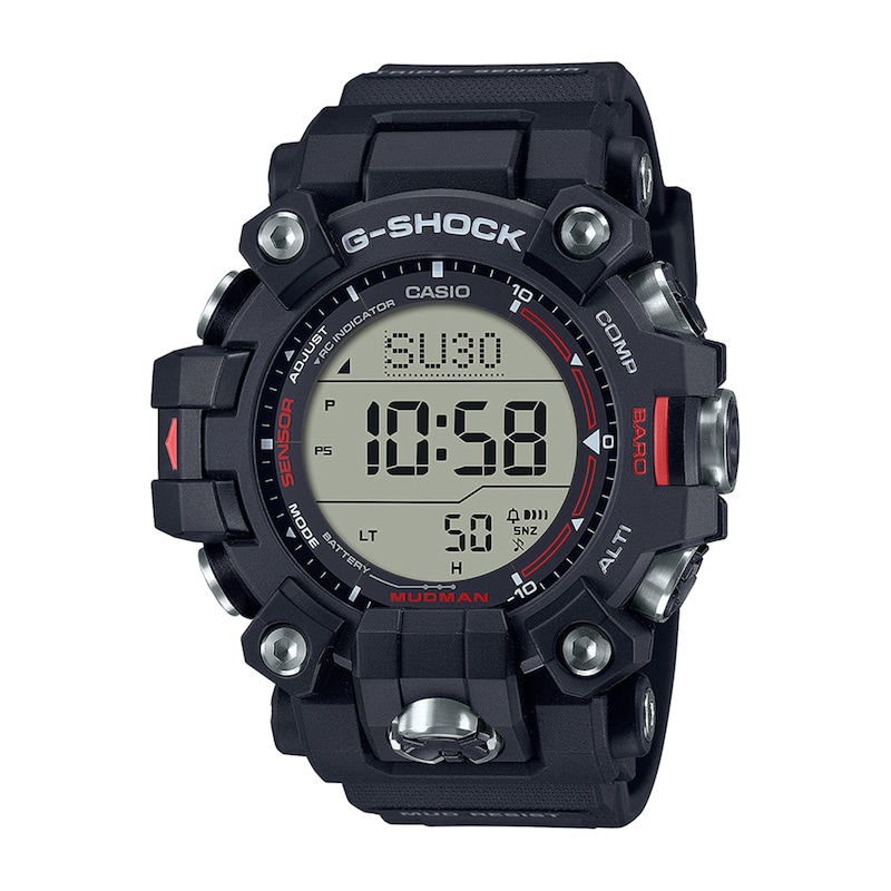 Main Image 1 of Men's Casio G-Shock Master of G Solar Powered Black Strap Watch with Digital Dial (Model: GW9500-1)