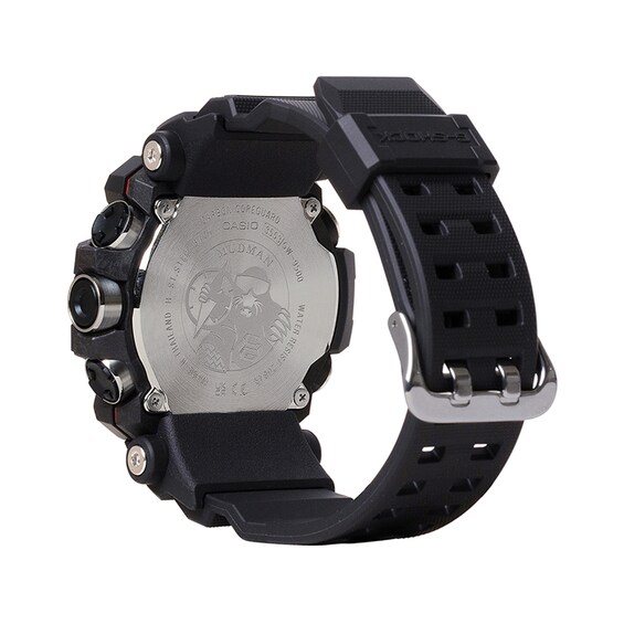 Men's Casio G-Shock Master of G Solar Powered Black Strap Watch with Digital Dial (Model: Gw9500-1)
