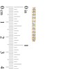 Thumbnail Image 3 of 2 CT. T.W. Certified Lab-Grown Diamond Inside-Out Hoop Earrings in 10K Gold (I/I1)