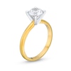 Thumbnail Image 3 of 1-1/2 CT. Certified Lab-Grown Diamond Solitaire Engagement Ring in 14K Gold (I/SI2)