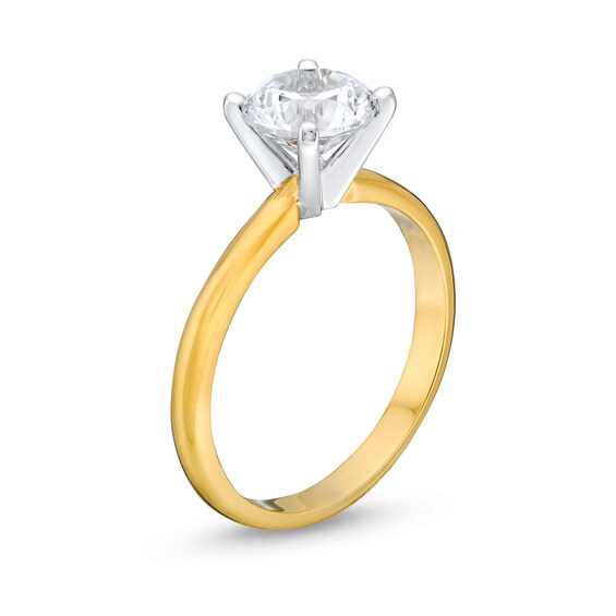 1-1/2 CT. Certified Lab-Grown Diamond Solitaire Engagement Ring in 14K Gold (I/Si2)
