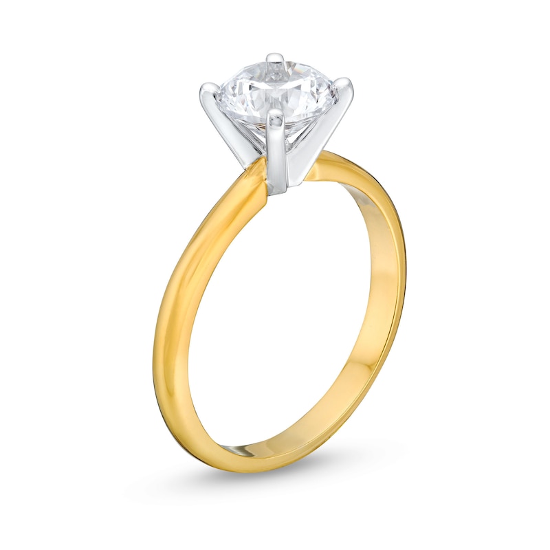 Main Image 3 of 1-1/2 CT. Certified Lab-Grown Diamond Solitaire Engagement Ring in 14K Gold (I/SI2)