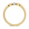 Thumbnail Image 4 of Eternally Bonded Diamond Accent Collar Tie Ring in 14K Gold