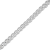 Thumbnail Image 0 of 1 CT. T.W. Multi-Diamond Cascading Line Bracelet in Sterling Silver - 7.25"