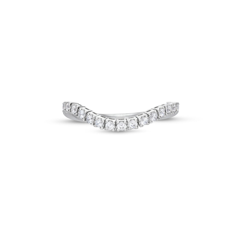 Main Image 4 of 1/3 CT. T.W. Diamond Flexible Contour Band in 14K White Gold