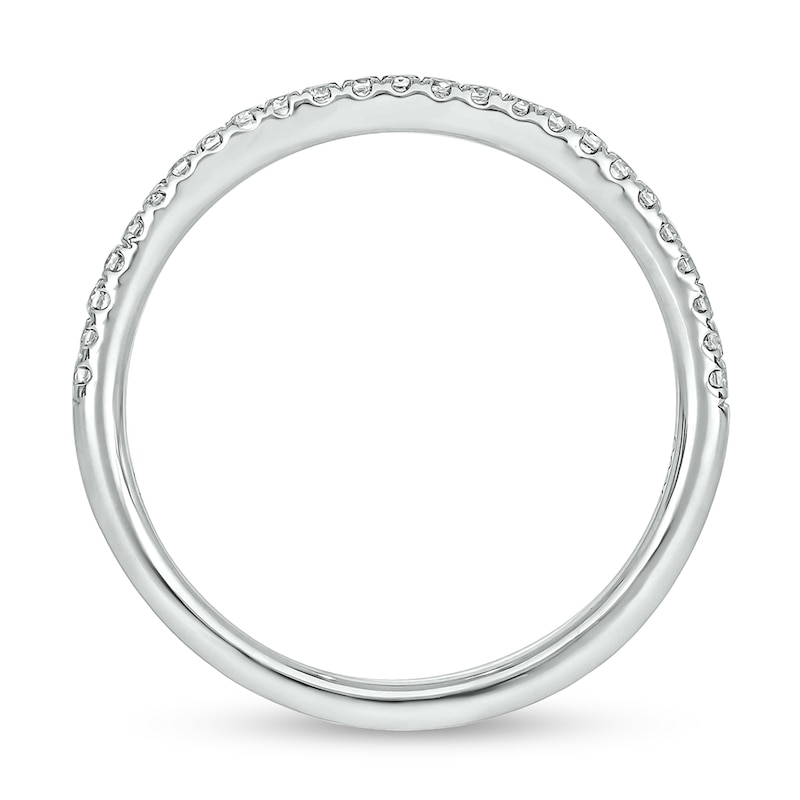 Main Image 5 of 3/4 CT. T.W. Diamond Frame Hidden Infinity Bridal Set in 10K White Gold