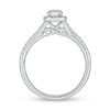 Thumbnail Image 4 of 3/4 CT. T.W. Diamond Cushion Frame Hidden Infinity Bridal Set in 10K White Gold