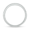 Thumbnail Image 5 of 3/4 CT. T.W. Diamond Cushion Frame Hidden Infinity Bridal Set in 10K White Gold