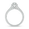 Thumbnail Image 4 of 3/4 CT. T.W. Diamond Cushion Frame Hidden Infinity Bridal Set in 10K White Gold