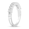 Thumbnail Image 2 of Enchanted Disney Cinderella 1/2 CT. T.W. Diamond Band in 14K White Gold