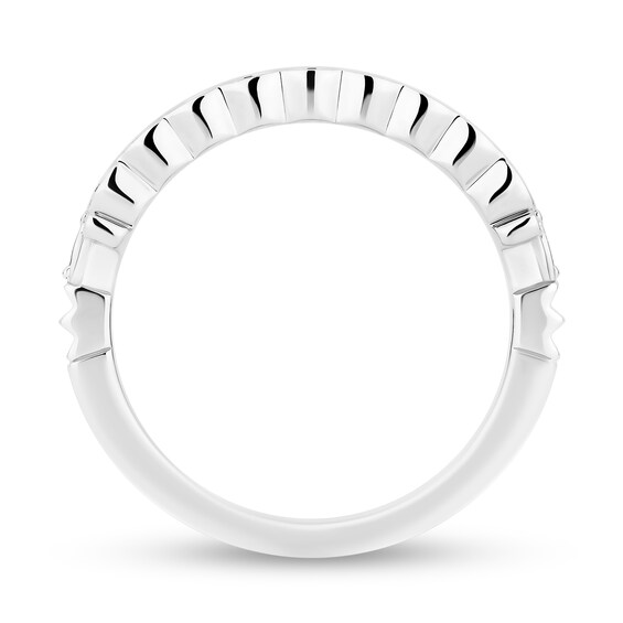 Enchanted Disney Cinderella 1/2 CT. T.w. Diamond Band in 14K White Gold