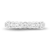 Thumbnail Image 4 of Enchanted Disney Cinderella 1/2 CT. T.W. Diamond Band in 14K White Gold