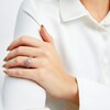 Thumbnail Image 2 of 1 CT. T.W. Oval Multi-Diamond Triple Row Split Shank Bridal Set in 10K Rose Gold