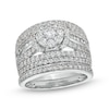 Thumbnail Image 1 of 1-3/4 CT. T.W. Multi-Diamond Multi-Row Bridal Set in 10K White Gold