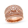 Thumbnail Image 1 of 1-3/4 CT. T.W. Multi-Diamond Multi-Row Bridal Set in 10K Rose Gold
