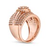 Thumbnail Image 3 of 1-3/4 CT. T.W. Multi-Diamond Multi-Row Bridal Set in 10K Rose Gold