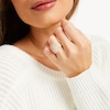 Thumbnail Image 2 of 2-1/4 CT. T.W. Pear Multi-Diamond Scallop Teardrop Frame Bridal Set in 10K Gold