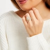 Thumbnail Image 2 of 2 CT. T.W. Pear Multi-Diamond Teardrop Frame Multi-Row Bridal Set in 10K Gold