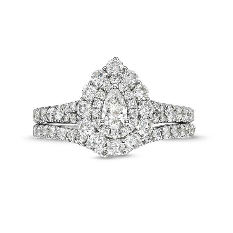 Pear-Shaped Diamond Ring Set | Zales