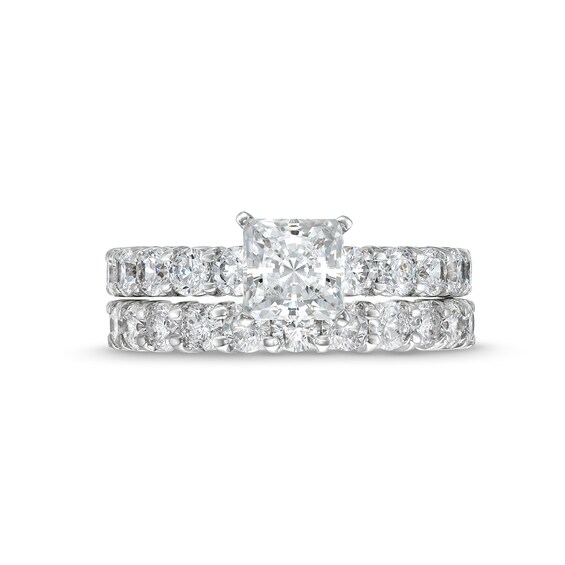 Princess-Cut Diamond Ring Set