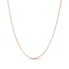 Thumbnail Image 0 of 0.7mm Box Chain Necklace in Solid 14K Rose Gold - 18"