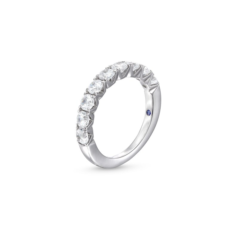 Main Image 3 of Vera Wang Love Collection 1-1/2 CT. T.W. Certified Diamond Nine Stone Band in 14K White Gold (I/SI2)