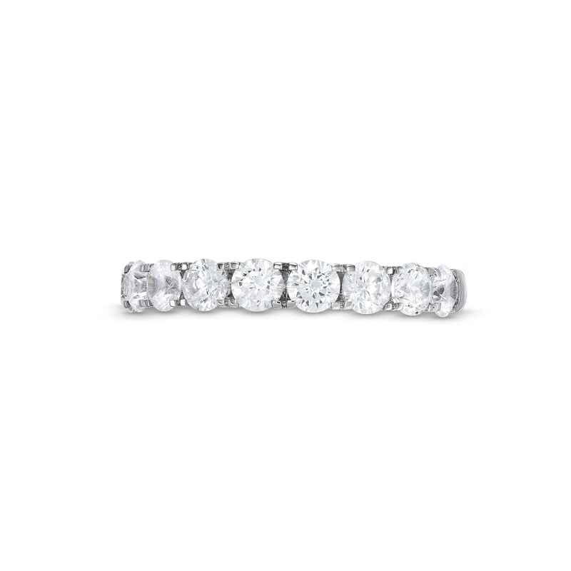 Main Image 4 of Vera Wang Love Collection 1-1/2 CT. T.W. Certified Diamond Nine Stone Band in 14K White Gold (I/SI2)