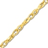 Thumbnail Image 1 of 6.0mm Oval Link Chain Bracelet in Hollow 14K Gold - 7.5"