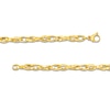 Thumbnail Image 3 of 6.0mm Oval Link Chain Bracelet in Hollow 14K Gold - 7.5"
