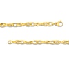 Thumbnail Image 2 of 6.0mm Oval Link Chain Bracelet in Hollow 14K Gold - 7.5"