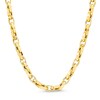 Thumbnail Image 1 of 6.0mm Oval Link Chain Necklace in Hollow 14K Gold - 20"
