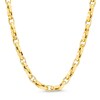 Thumbnail Image 0 of 6.0mm Oval Link Chain Necklace in Hollow 14K Gold - 20"