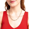 Thumbnail Image 2 of 6.0mm Oval Link Chain Necklace in Hollow 14K Gold - 20"
