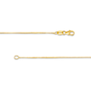 Thumbnail Image 3 of 0.7mm Box Chain Necklace in Solid 14K Gold - 18"