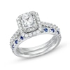 Thumbnail Image 1 of Vera Wang Love Collection Emerald-Cut Diamond Ring Set