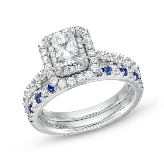 Vera Wang Love Collection Emerald-Cut Diamond Ring Set