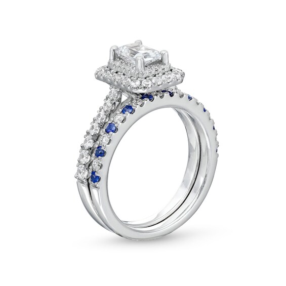 Vera Wang Love Collection Emerald-Cut Diamond Ring Set