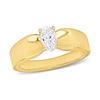 Thumbnail Image 1 of Eternally Bonded 1/2 CT. Oval Diamond Solitaire Engagement Ring in 14K Gold (H/SI2)
