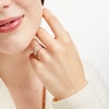 Thumbnail Image 2 of 1 CT. T.W. Diamond Triple Row Overlay Band in 10K Rose Gold