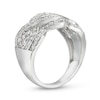 Thumbnail Image 3 of 1 CT. T.W. Quad Diamond Edge Infinity Braid Ring in 10K White Gold