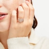 Thumbnail Image 2 of 1 CT. T.W. Quad Diamond Edge Infinity Braid Ring in 10K Rose Gold