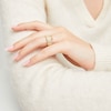 Thumbnail Image 2 of 1 CT. T.W. Diamond Linear Multi-Row Band in 10K Gold